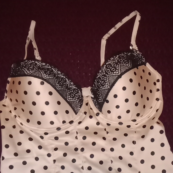 VS Polka Dot Vintage Corset Top - Picture 3 of 6